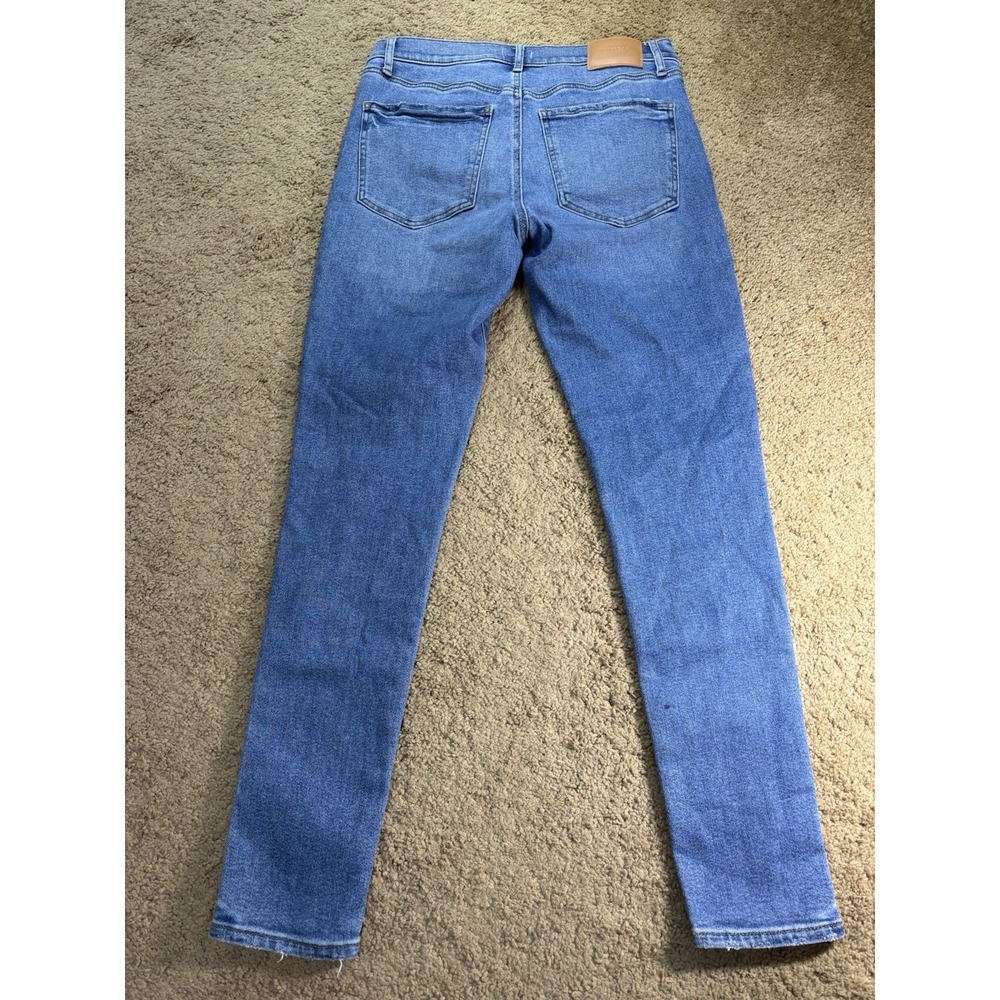 Express Jeans Women 10L Skinny Mid Rise Hyper Sculpt Hyper Stretch Preppy - Picture 11 of 11